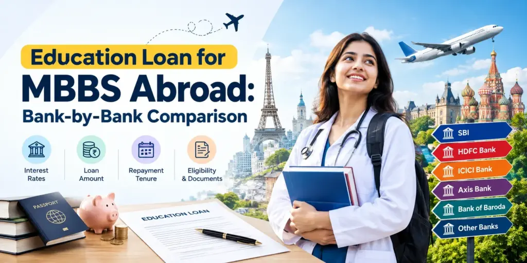 Education Loan for MBBS Abroad 2026: Bank-by-Bank Comparison